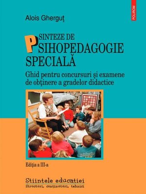 cover image of Sinteze de psihopedagogie specială. Ediția a III-a